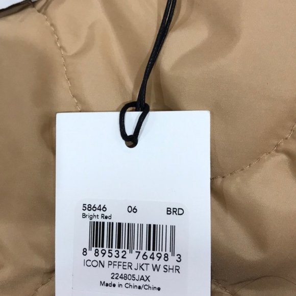 COACH 1941 Icon Puffer Jack.Genuine Shearling Trim - Picture 15 of 16